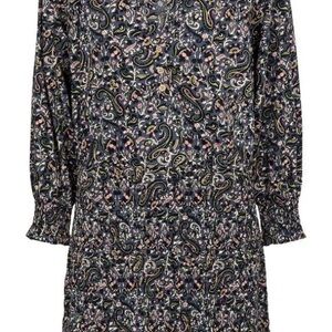 Veronica Beard Karlina Paisley Smocked Dress